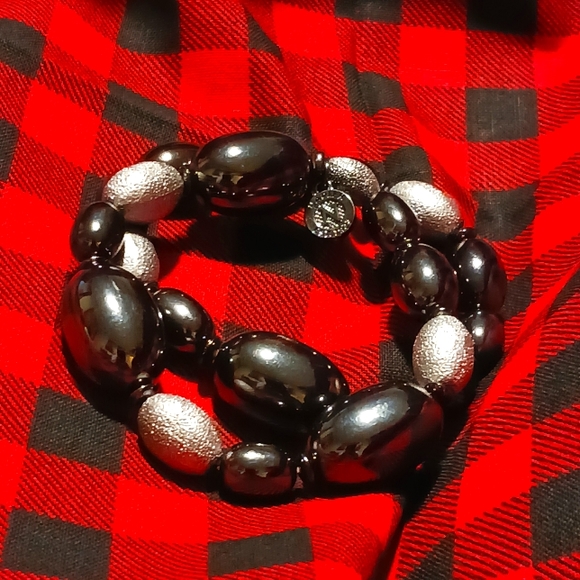 Napier Double Layered Stretch Bracelet - Picture 1 of 7